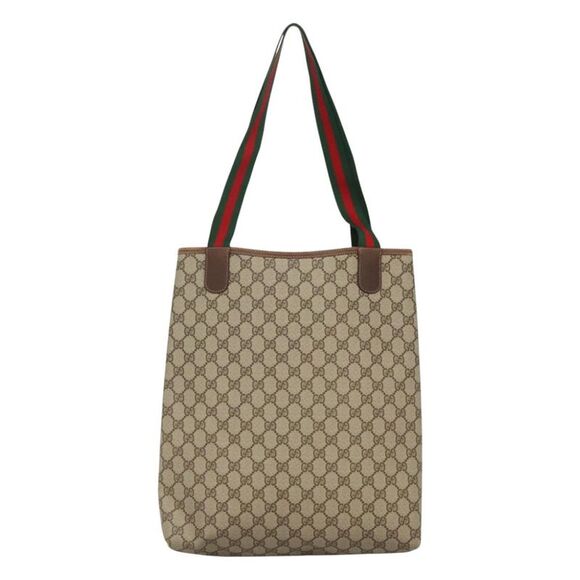Pre Loved gucci Women Beige Tote Bags - Picture 3 of 8